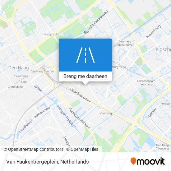 Van Faukenbergeplein kaart