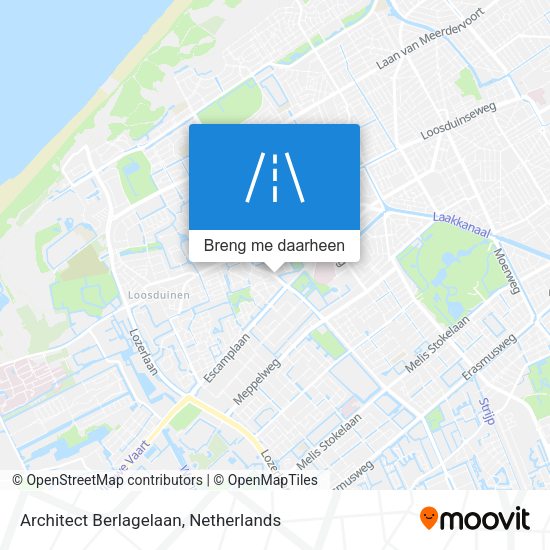 Architect Berlagelaan kaart