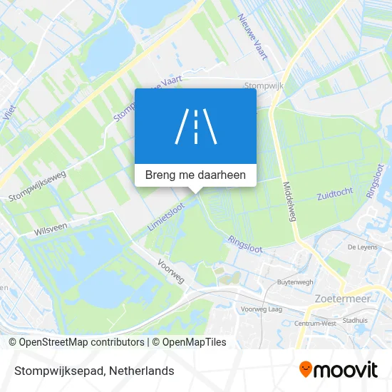 Stompwijksepad kaart