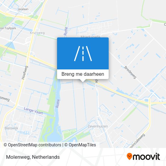 Molenweg kaart