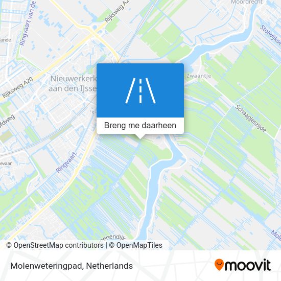 Molenweteringpad kaart