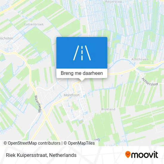 Riek Kuipersstraat kaart