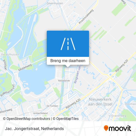 Jac. Jongertstraat kaart