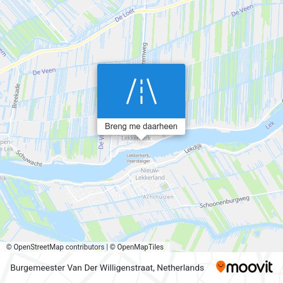 Burgemeester Van Der Willigenstraat kaart