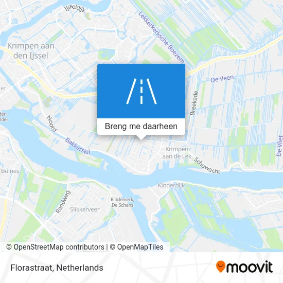 Florastraat kaart