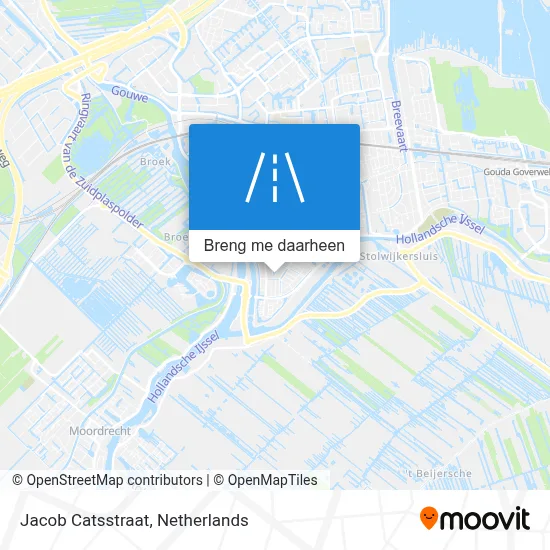 Jacob Catsstraat kaart