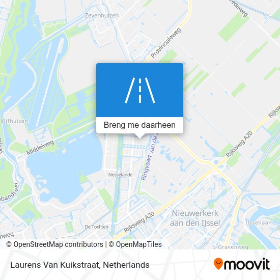 Laurens Van Kuikstraat kaart