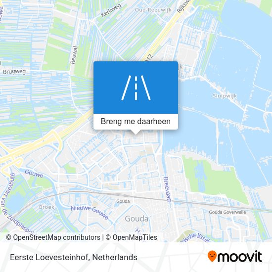 Eerste Loevesteinhof kaart