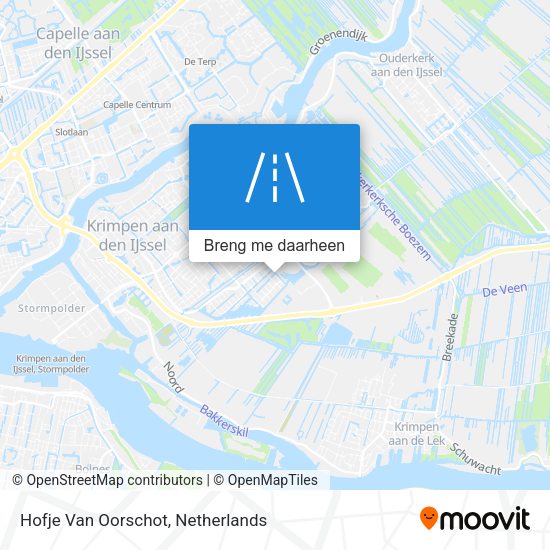 Hofje Van Oorschot kaart