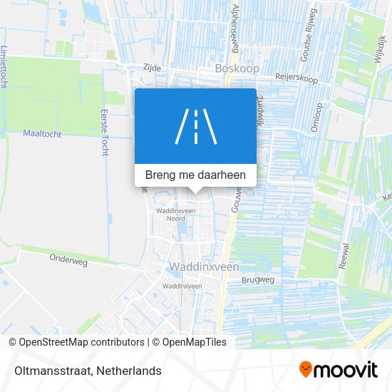 Oltmansstraat kaart