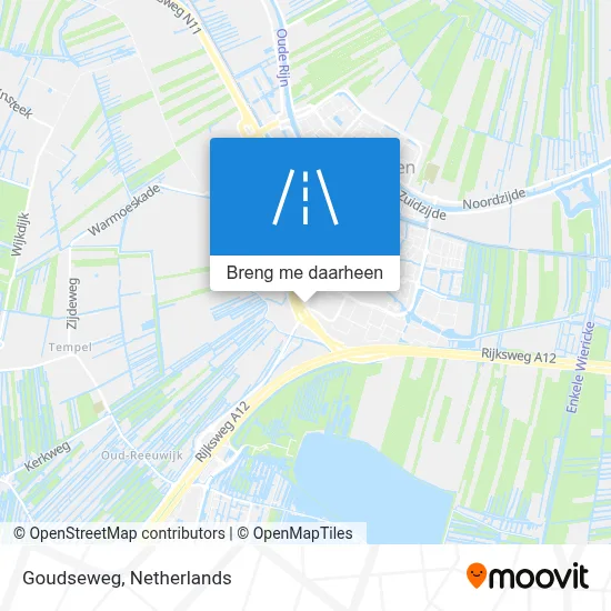 Goudseweg kaart