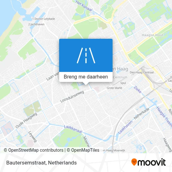 Bautersemstraat kaart