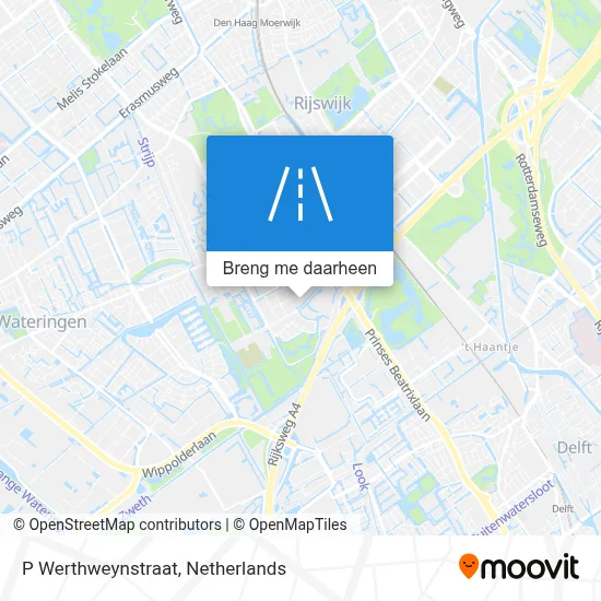 P Werthweynstraat kaart