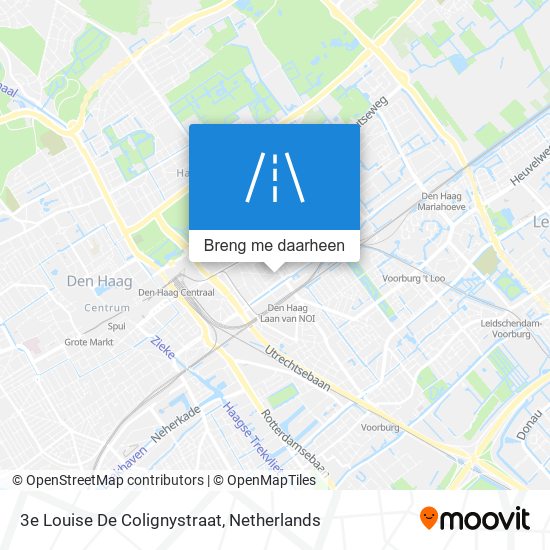 3e Louise De Colignystraat kaart