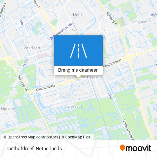 Tanthofdreef kaart
