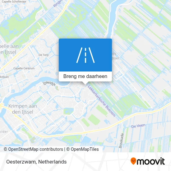 Oesterzwam kaart