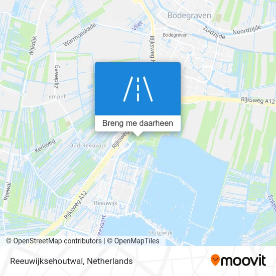 Reeuwijksehoutwal kaart