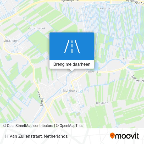 H Van Zuilenstraat kaart