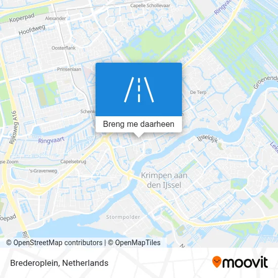 Brederoplein kaart