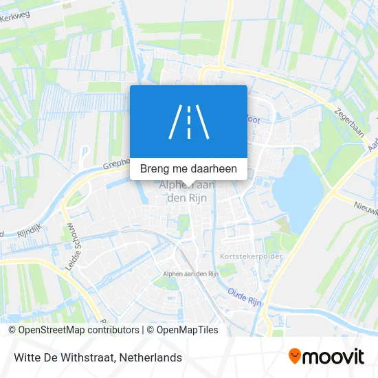 Witte De Withstraat kaart