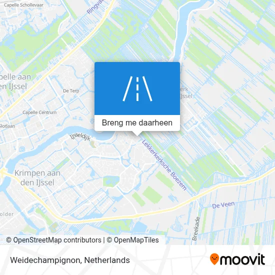 Weidechampignon kaart