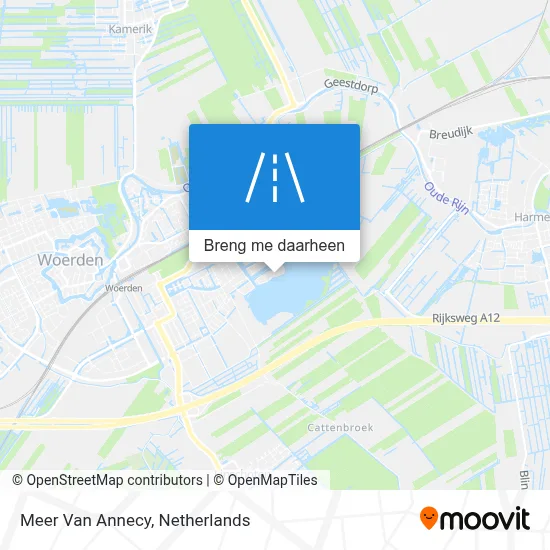 Meer Van Annecy kaart