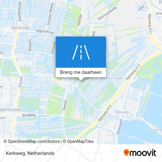 Kerkweg kaart