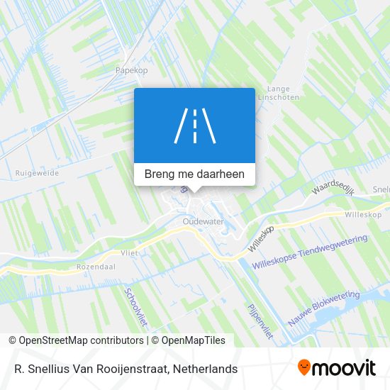 R. Snellius Van Rooijenstraat kaart