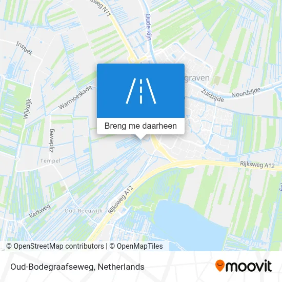 Oud-Bodegraafseweg kaart