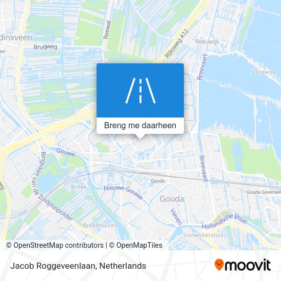 Jacob Roggeveenlaan kaart