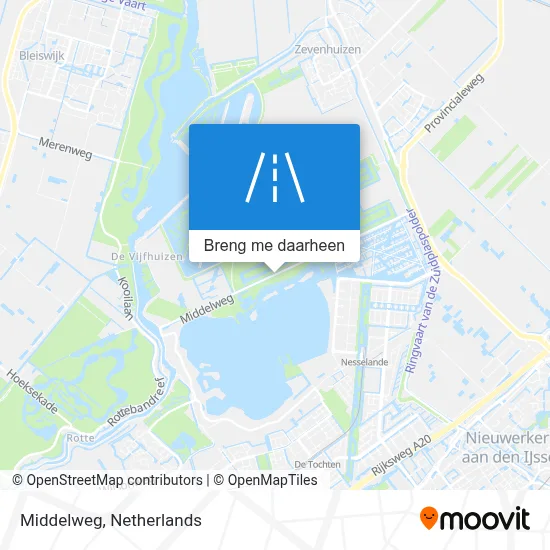 Middelweg kaart