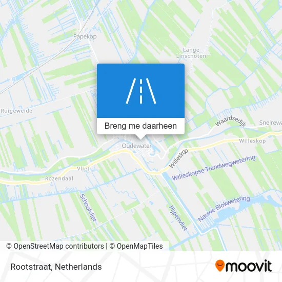 Rootstraat kaart