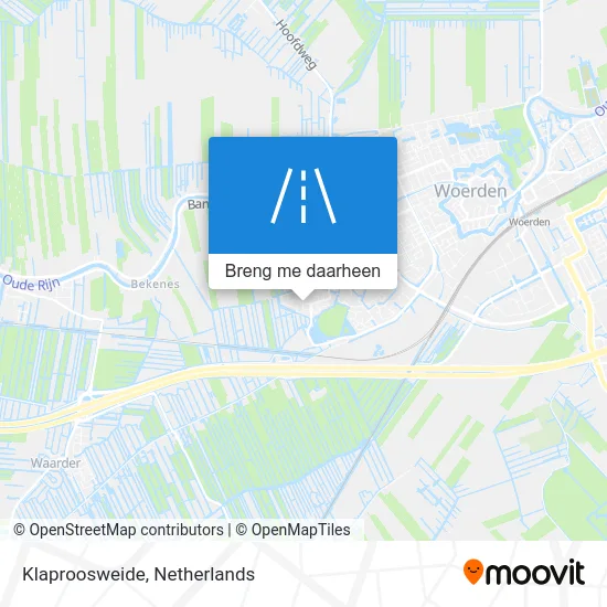 Klaproosweide kaart