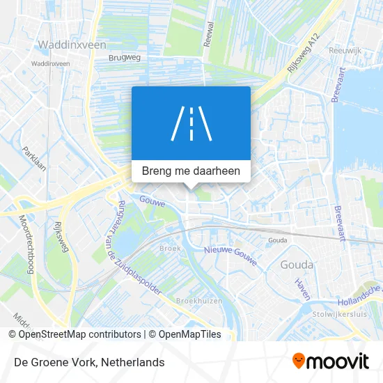 De Groene Vork kaart