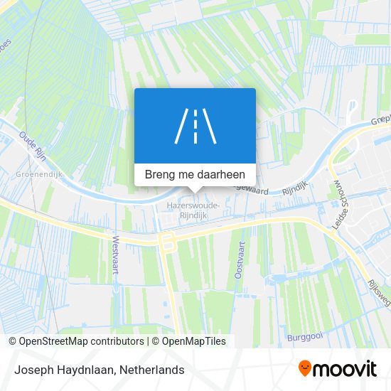 Joseph Haydnlaan kaart
