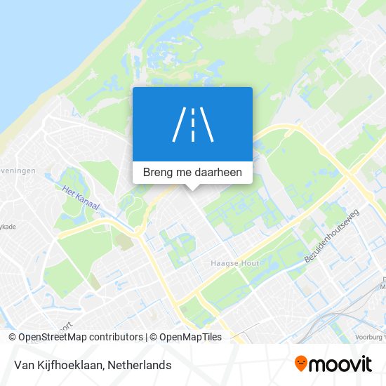 Van Kijfhoeklaan kaart