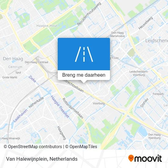 Van Halewijnplein kaart