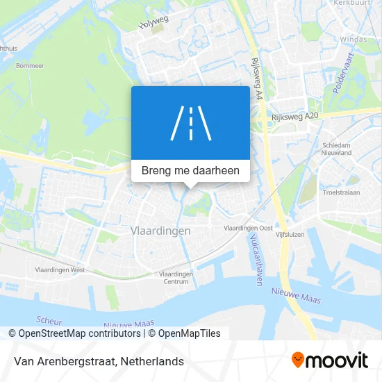 Van Arenbergstraat kaart