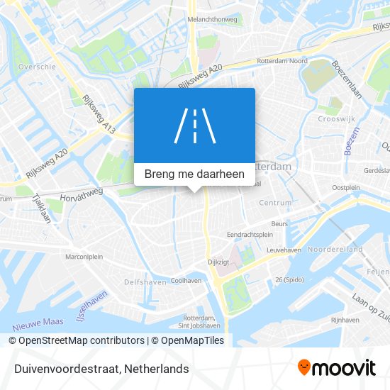 Duivenvoordestraat kaart