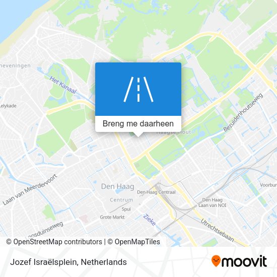 Jozef Israëlsplein kaart