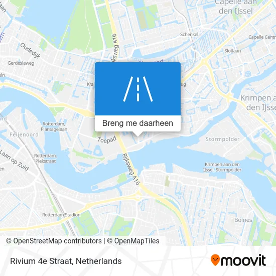 Rivium 4e Straat kaart