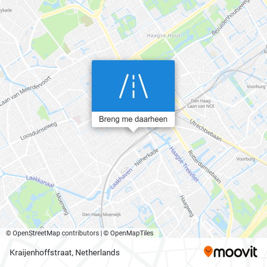 Kraijenhoffstraat kaart