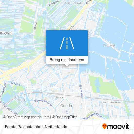 Eerste Palensteinhof kaart