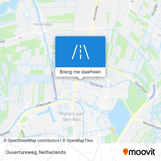 Ouvertureweg kaart