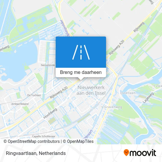 Ringvaartlaan kaart