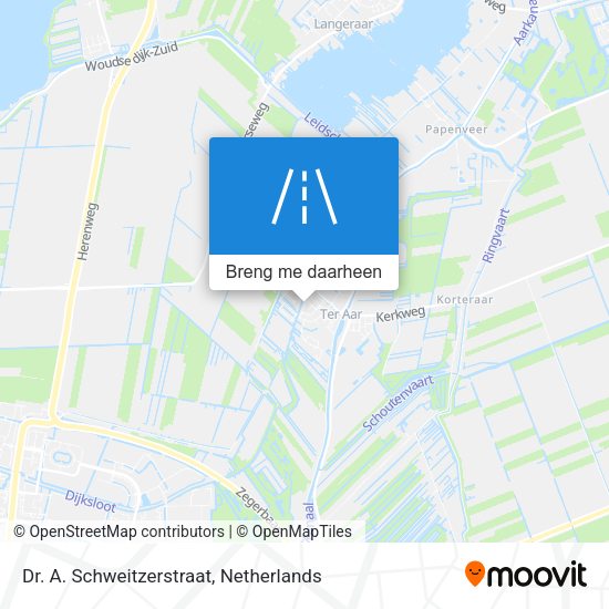 Dr. A. Schweitzerstraat kaart