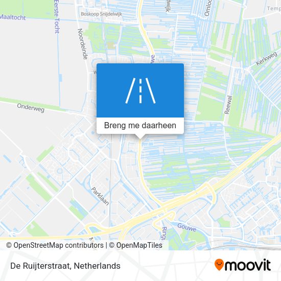 De Ruijterstraat kaart