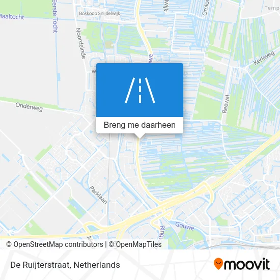 De Ruijterstraat kaart