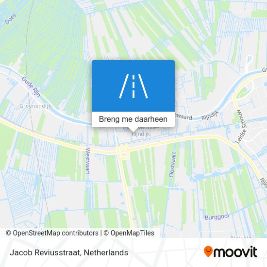 Jacob Reviusstraat kaart