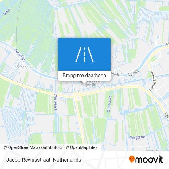 Jacob Reviusstraat kaart